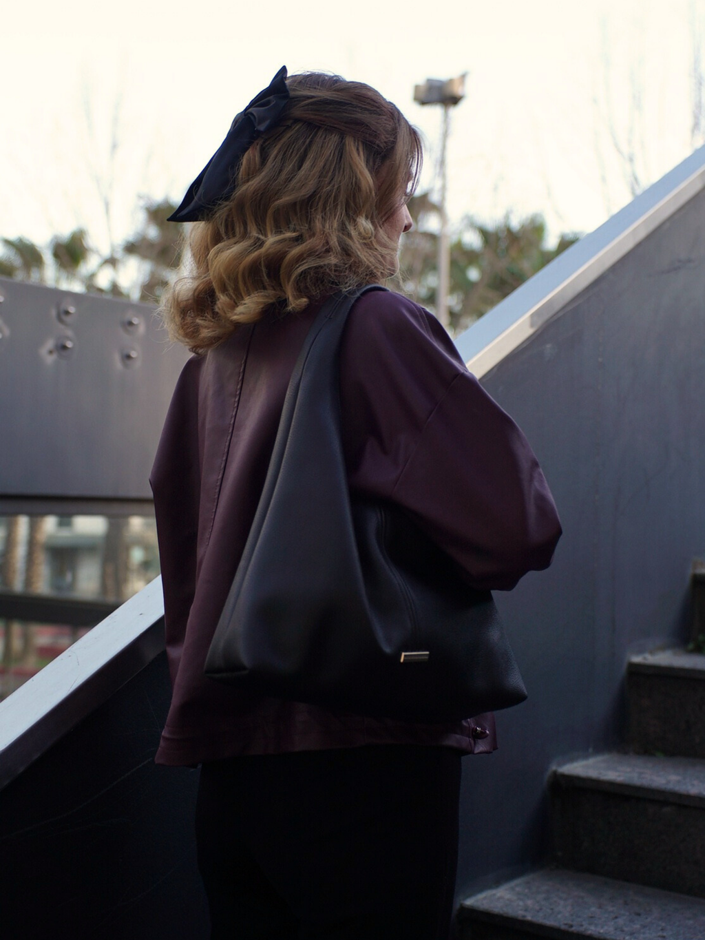 Rome | Siyah Vegan Deri Çanta