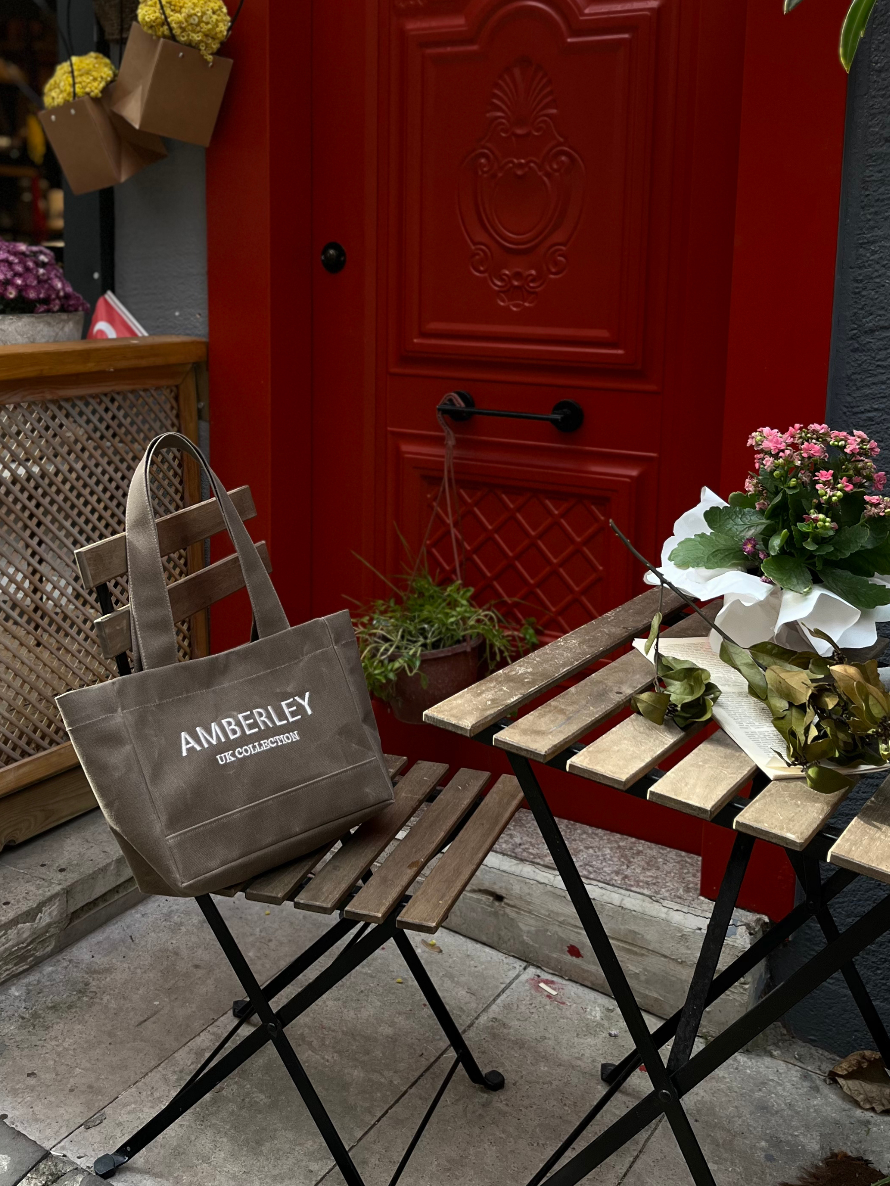 London | Espresso Tote Çanta Mini