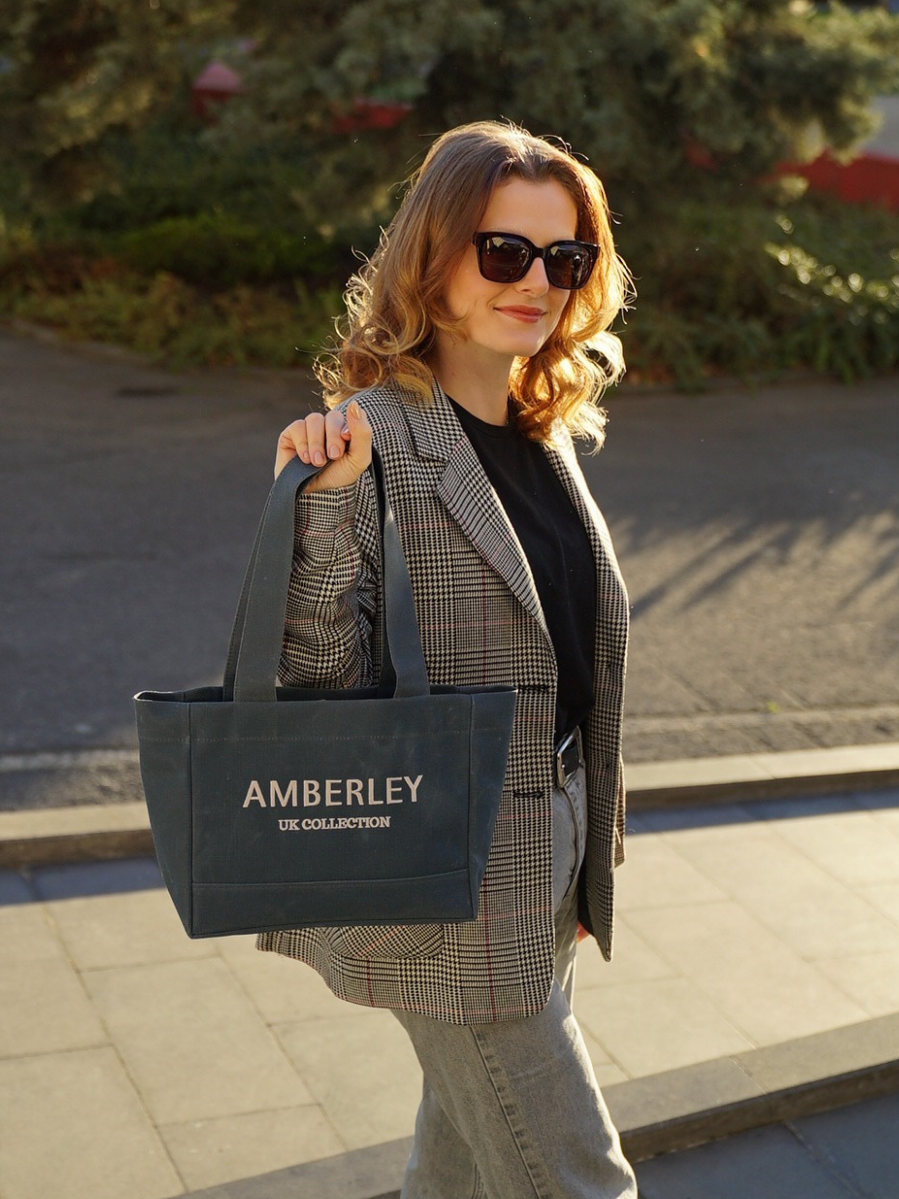 London | Denim Tote Çanta Mini