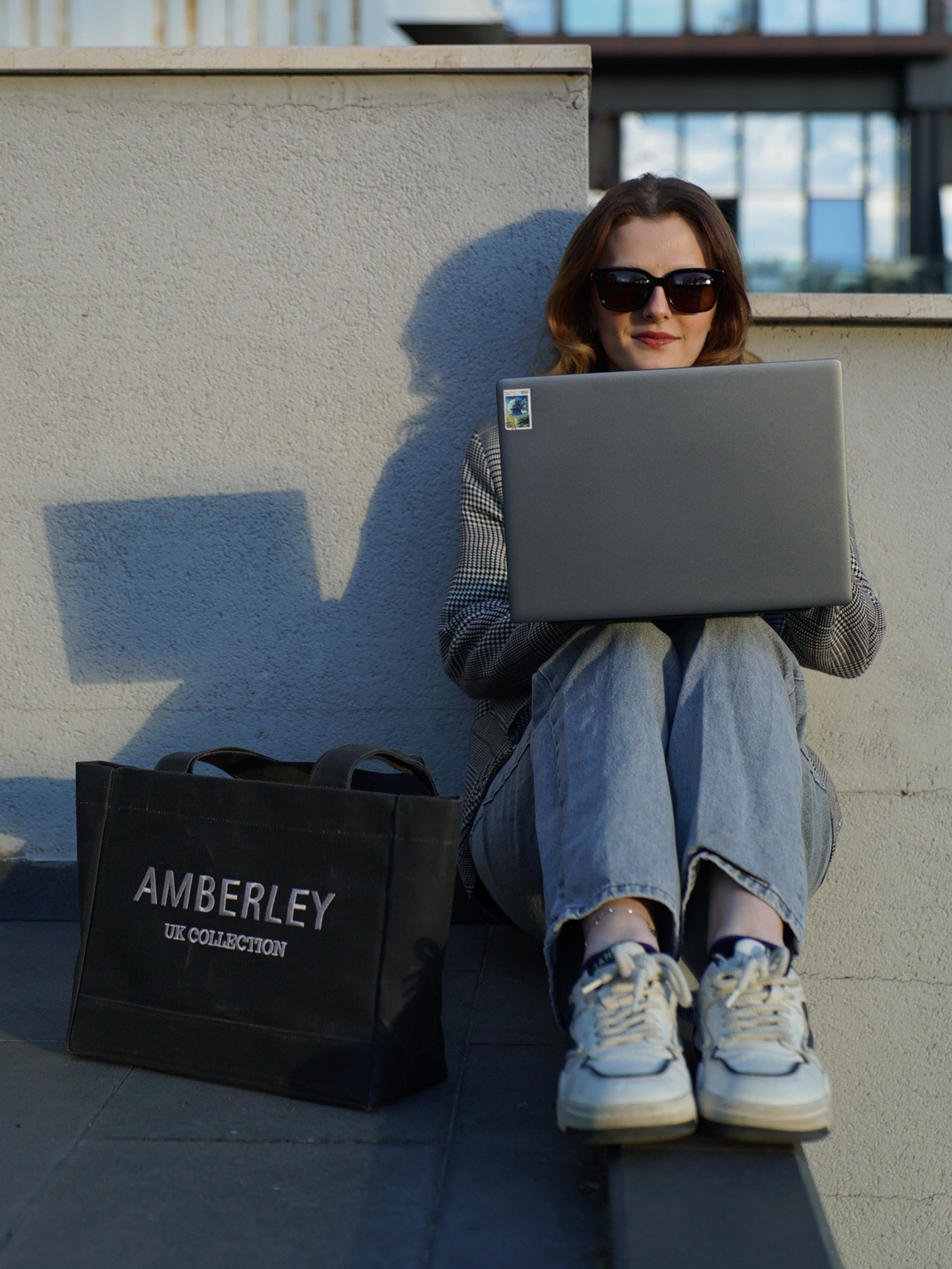 London | Siyah Tote Çanta Maxi