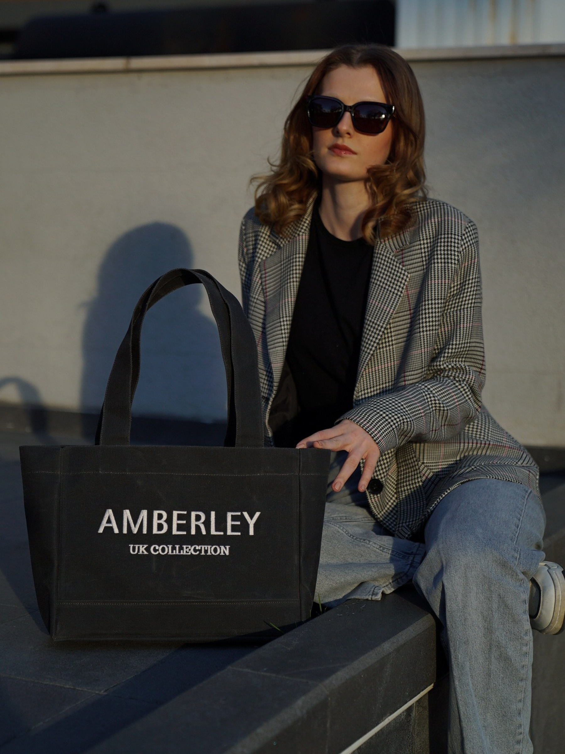 London | Siyah Tote Çanta Maxi