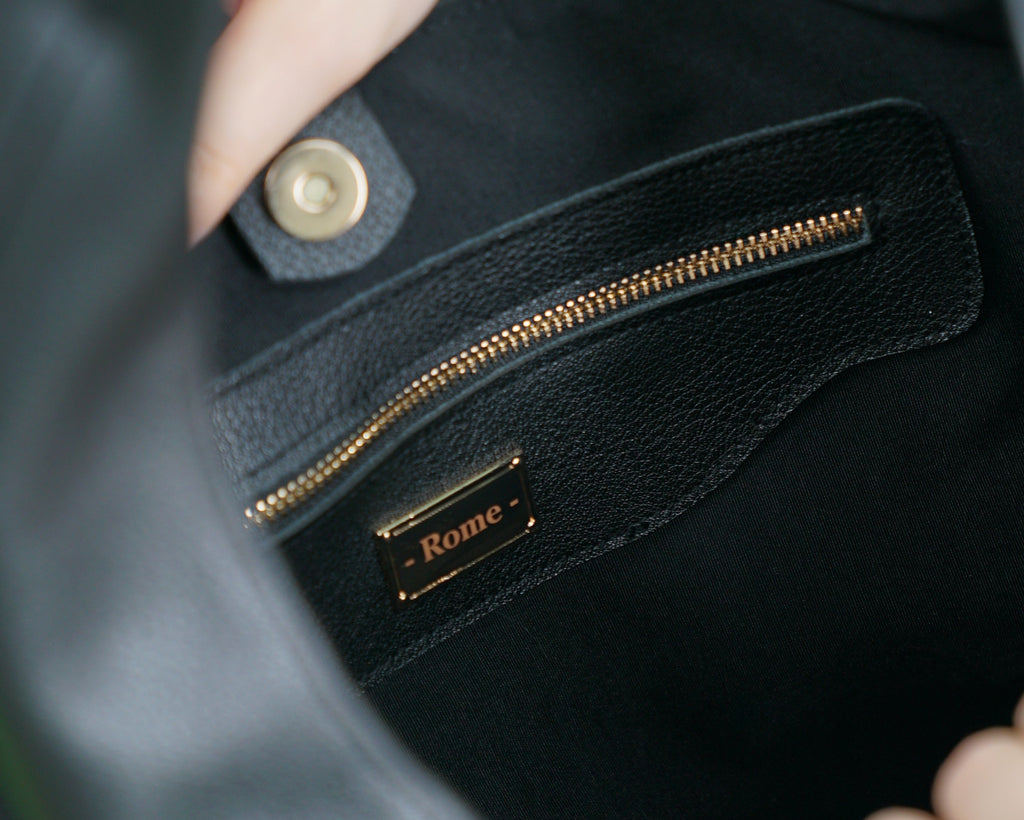 Rome | Siyah Vegan Deri Çanta