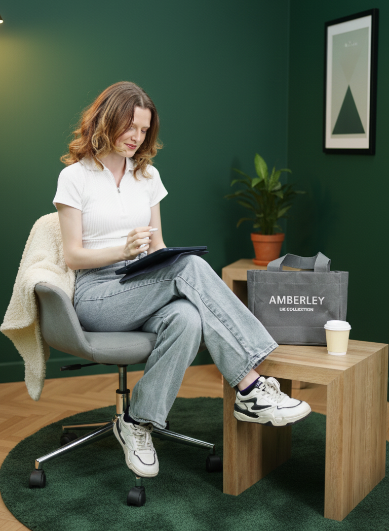 London | Gri Tote Çanta Mini