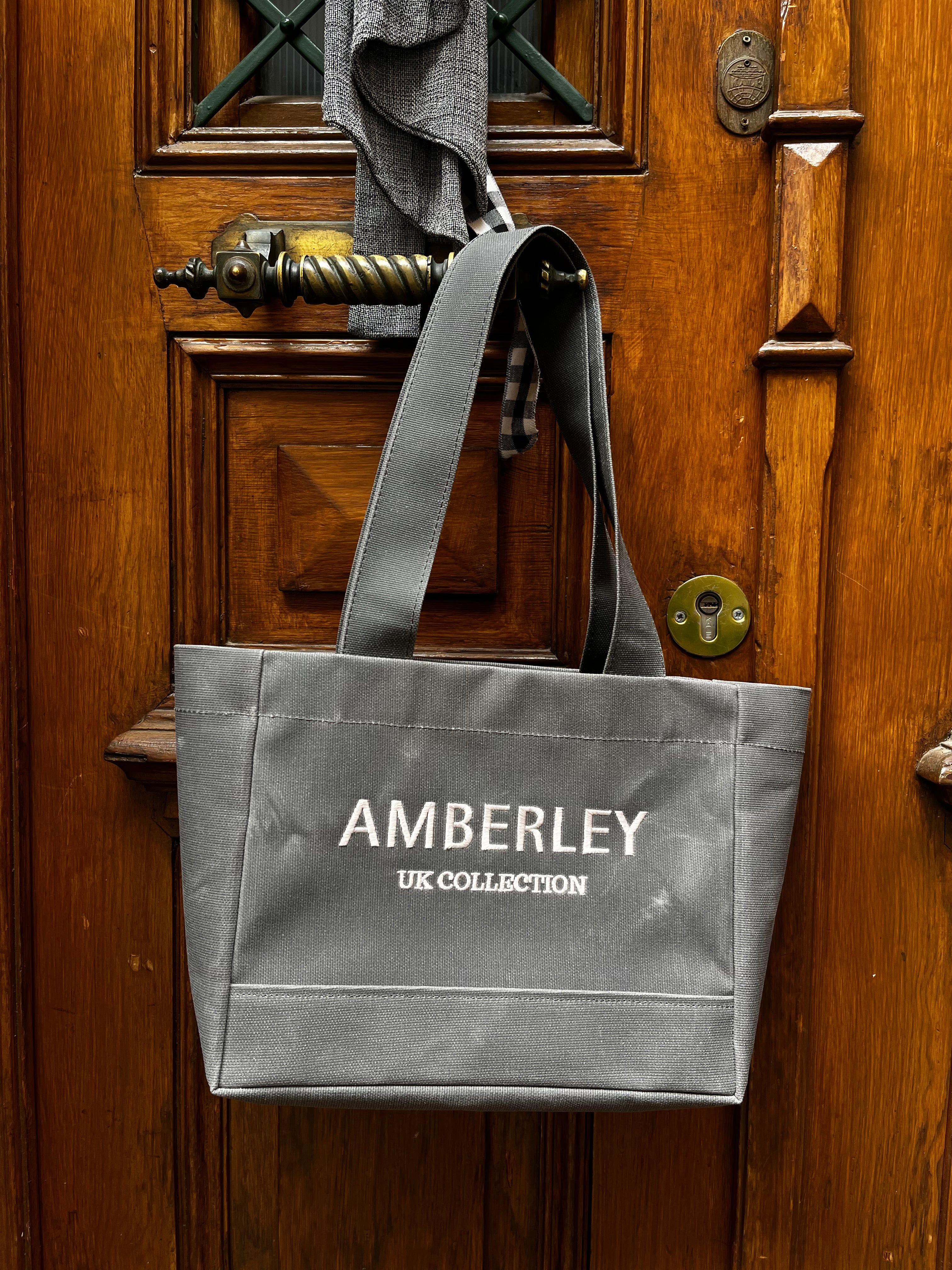 London | Gri Tote Çanta Mini