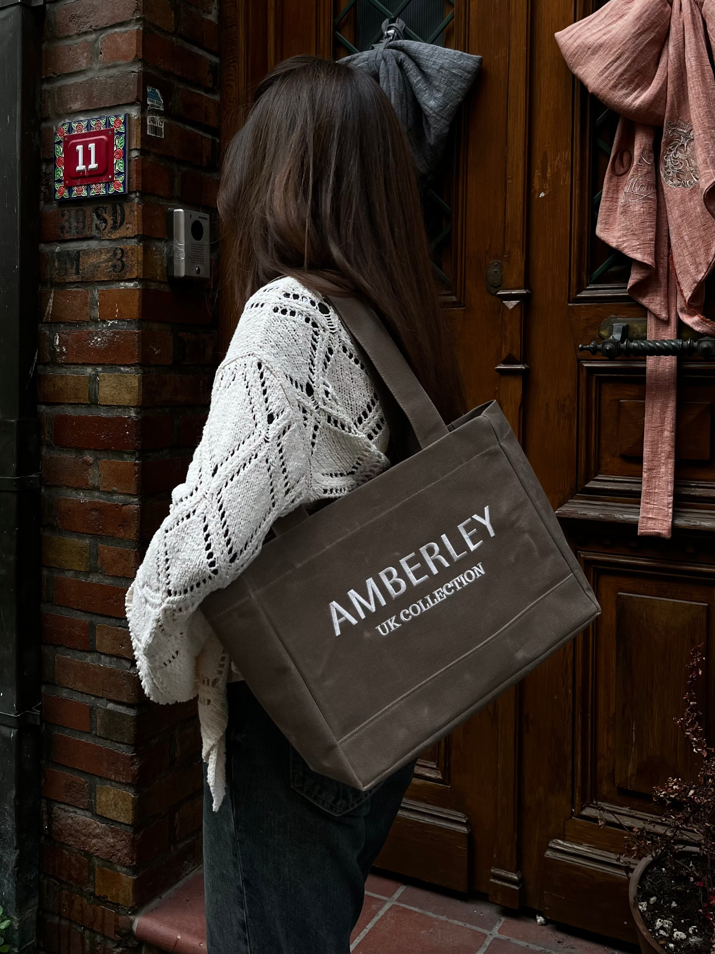 London | Espresso Tote Çanta Maxi