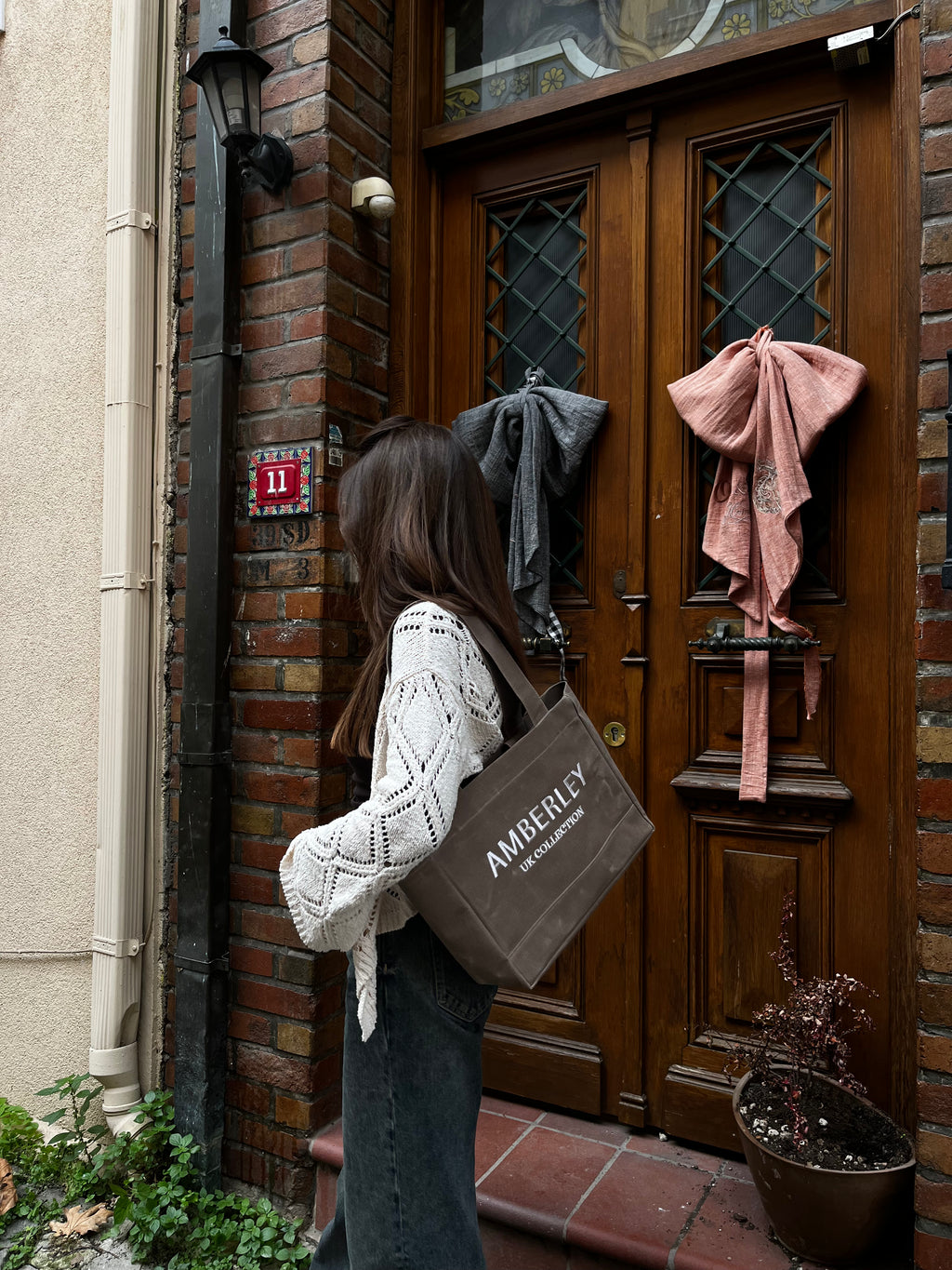 London | Espresso Tote Çanta Maxi