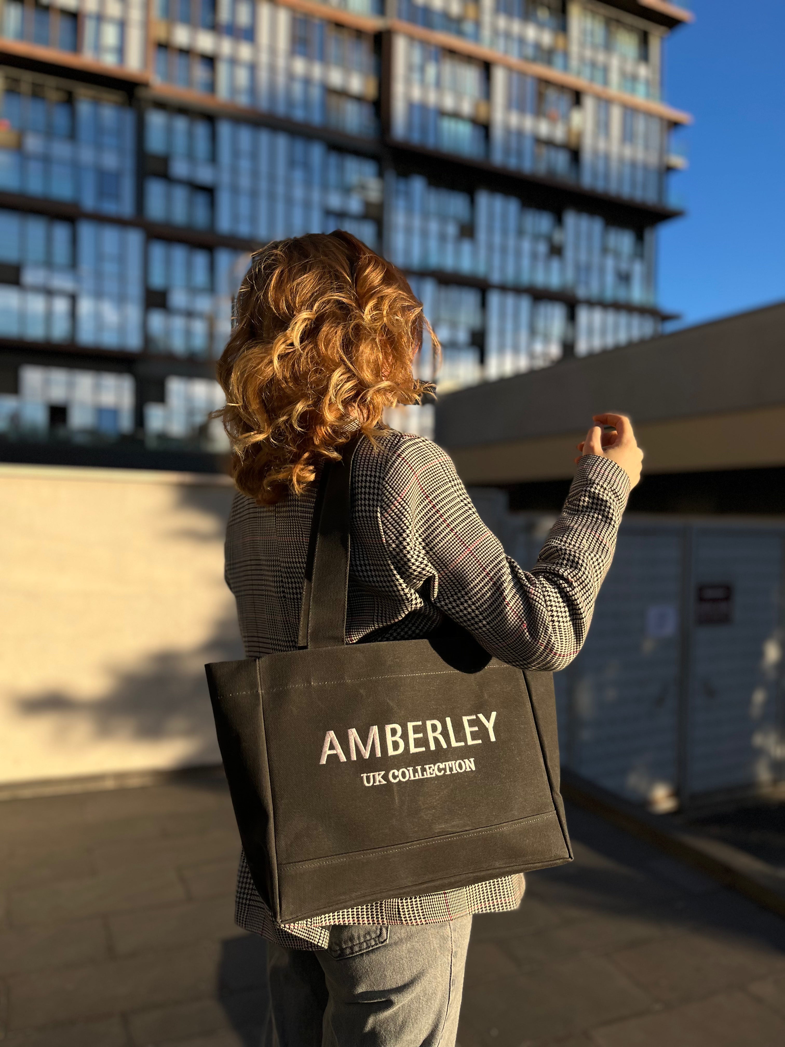 London | Siyah Tote Çanta Maxi