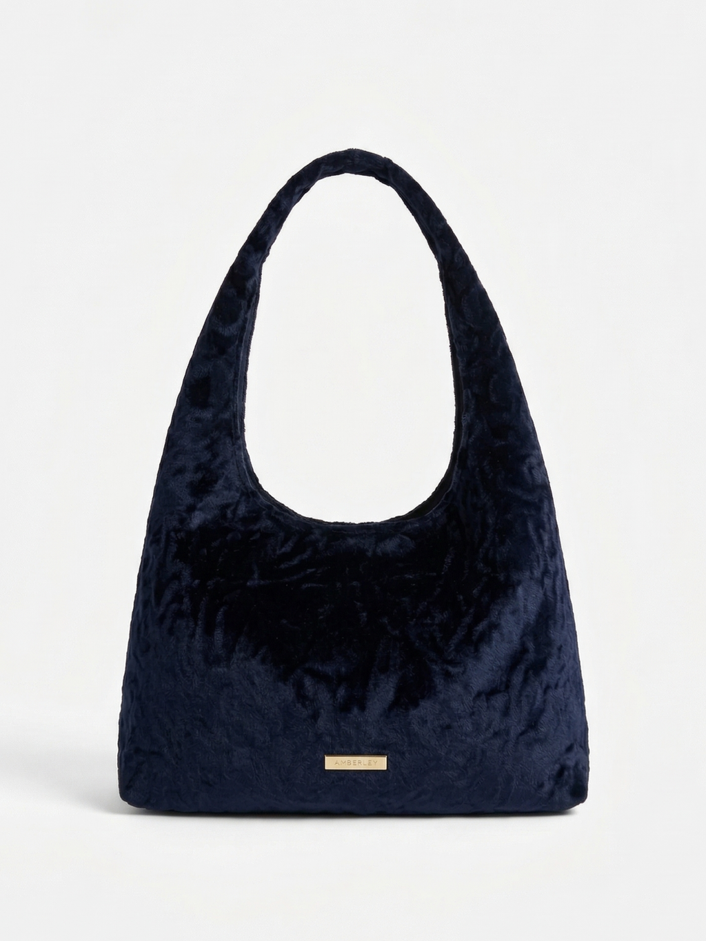 Rome | Velvet Gece Mavisi Hobo Çanta