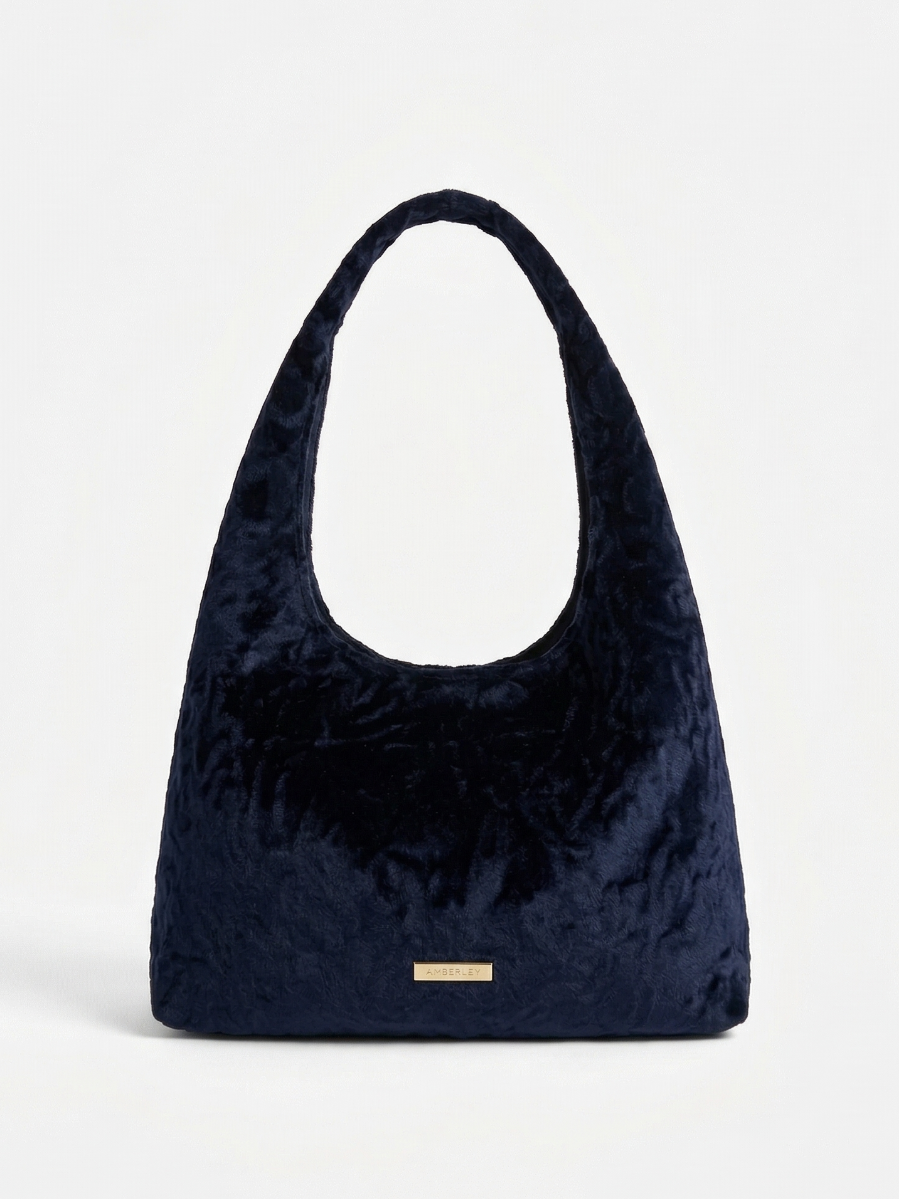 Rome | Velvet Gece Mavisi Hobo Çanta