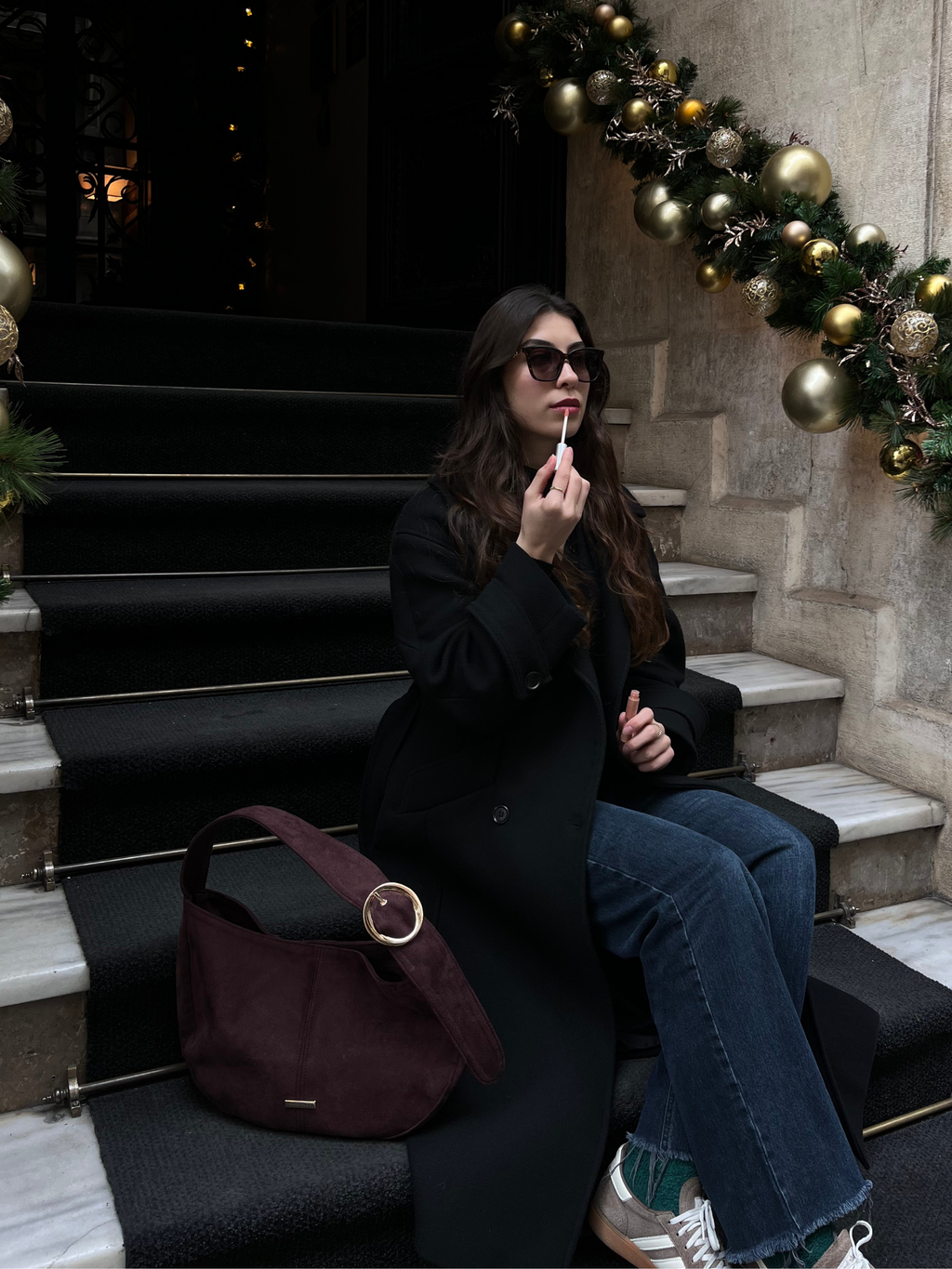 Barcelona | Çikolata Vegan Süet Çanta