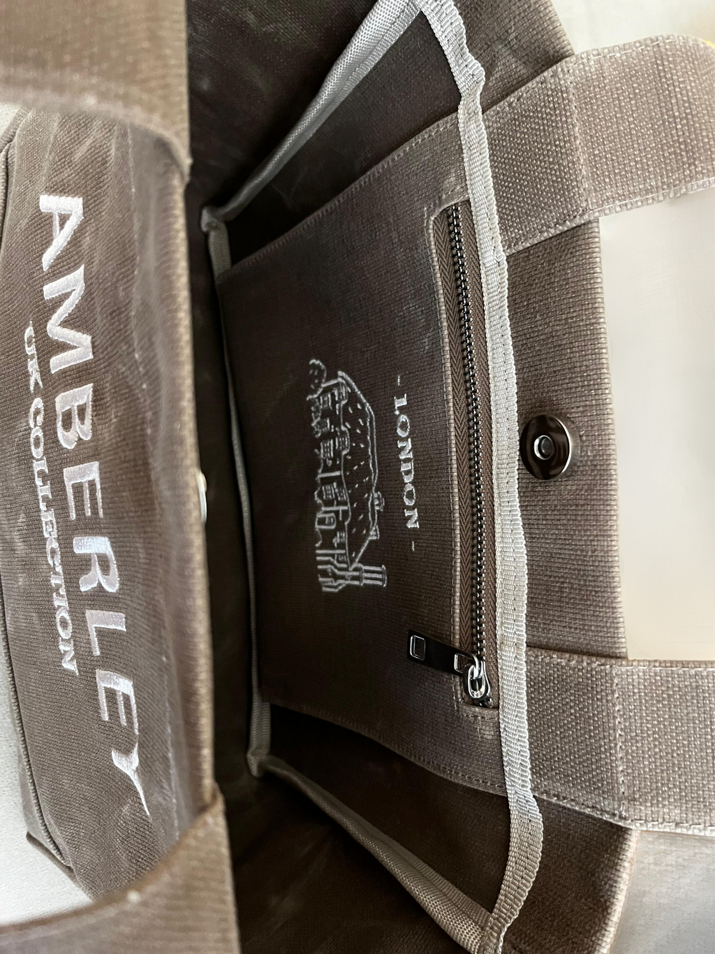 London | Espresso Tote Çanta Mini İkinci Şans