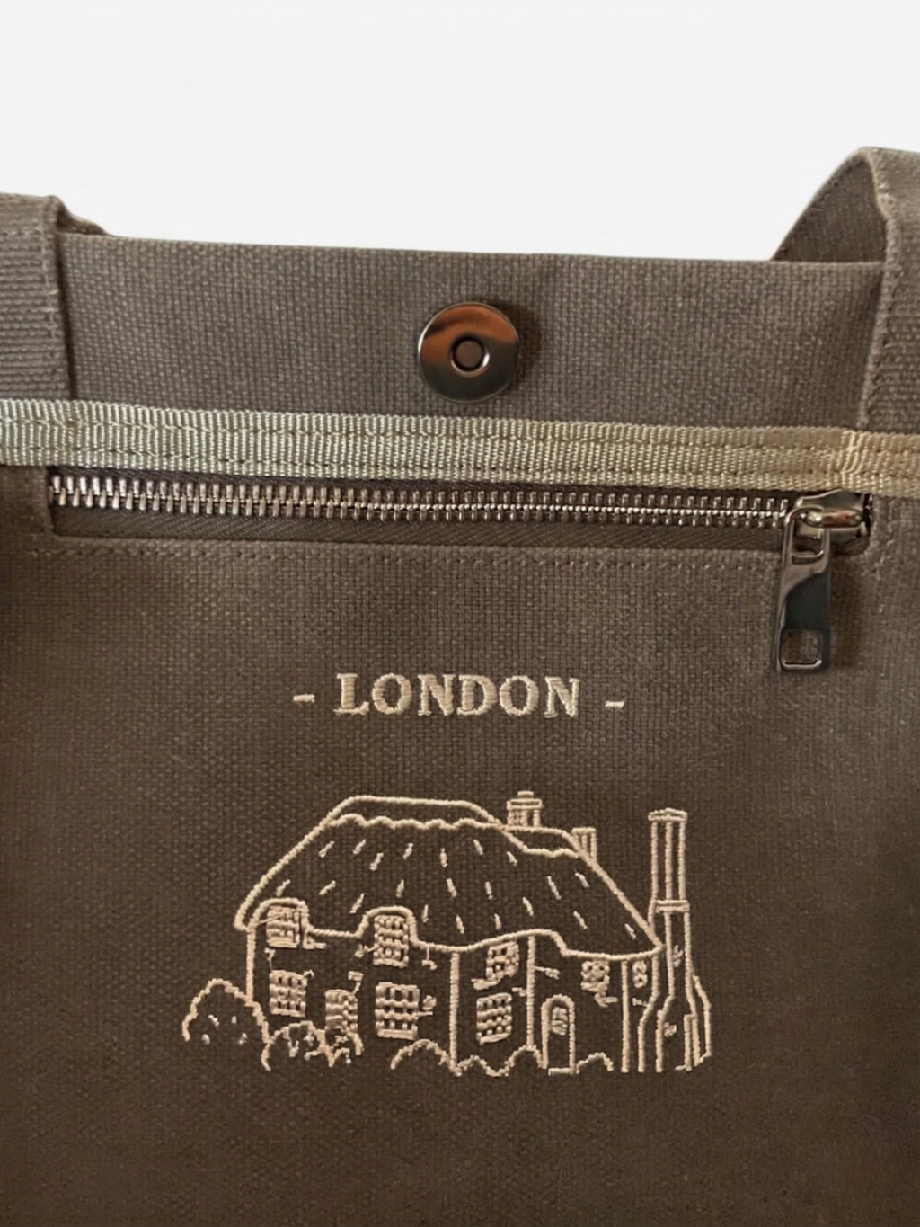 London | Espresso Tote Çanta Maxi