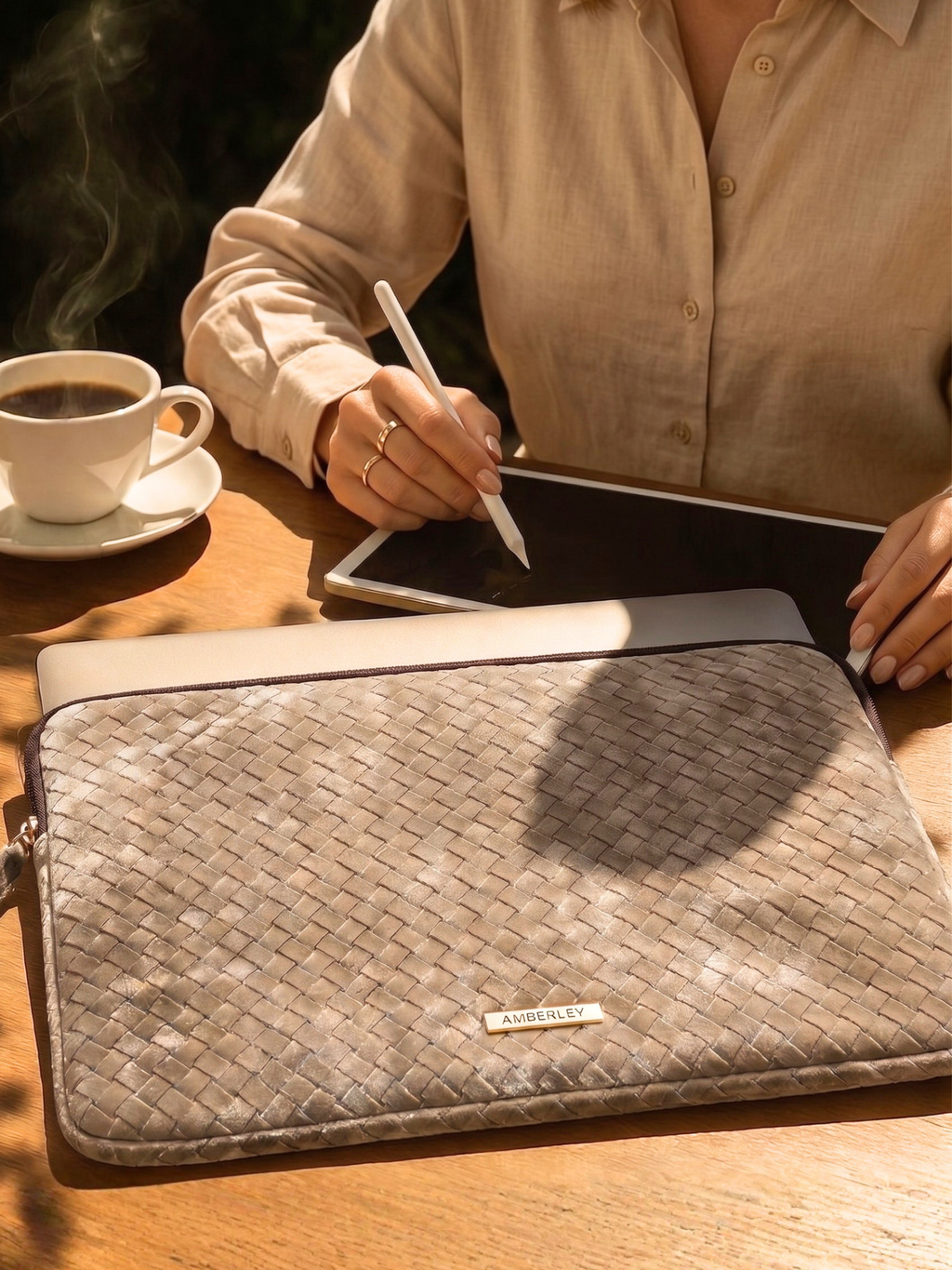 Bej Laptop Çantası | Ön Sipariş