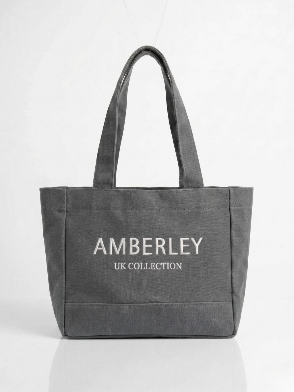London | Gri Tote Çanta Mini