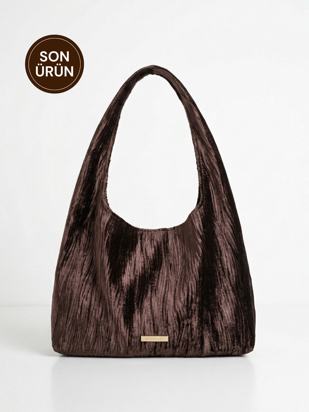 Rome | Velvet Hobo Çanta