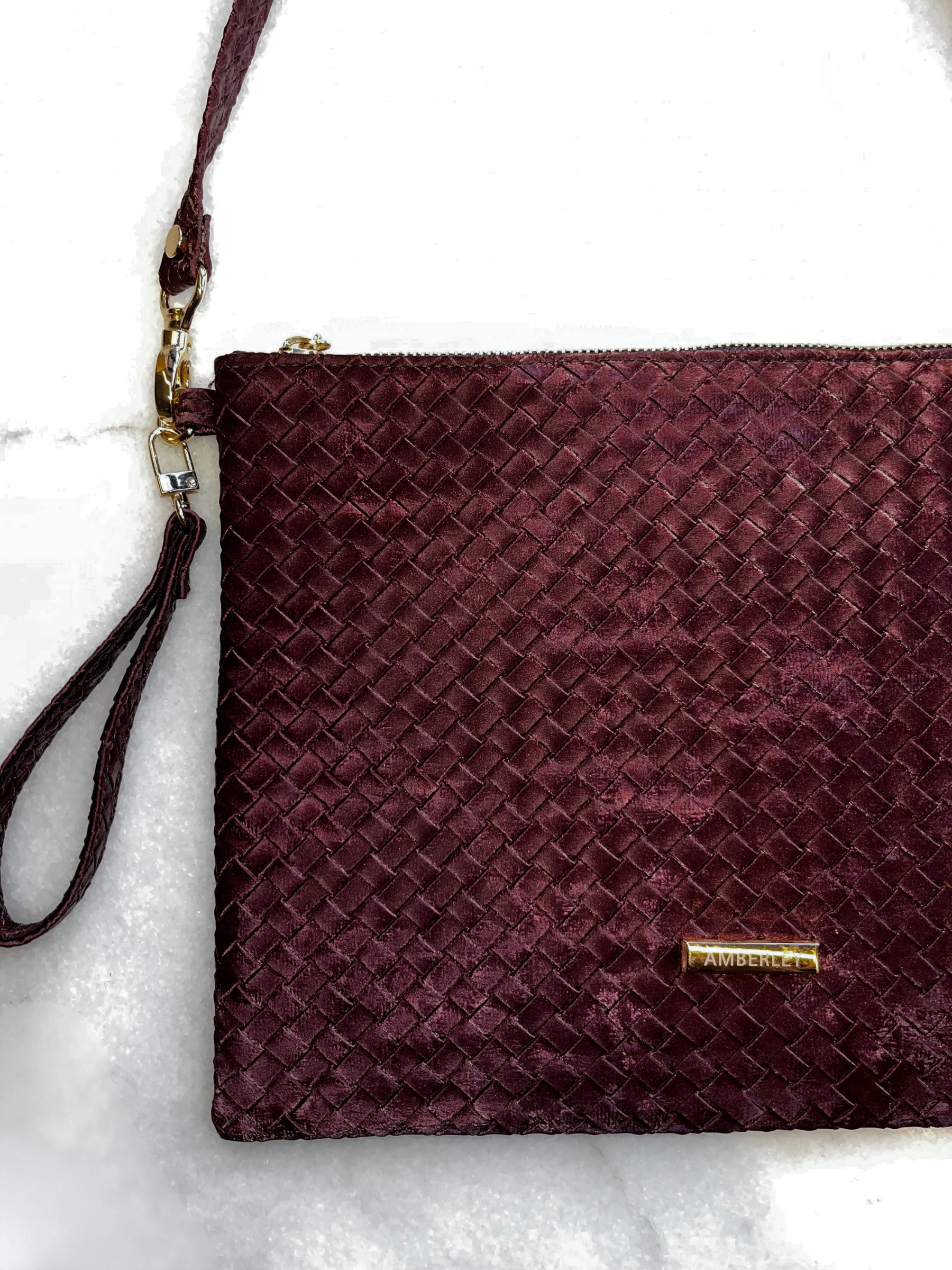 Mürdüm Clutch & Tablet Çantası | Ön Sipariş