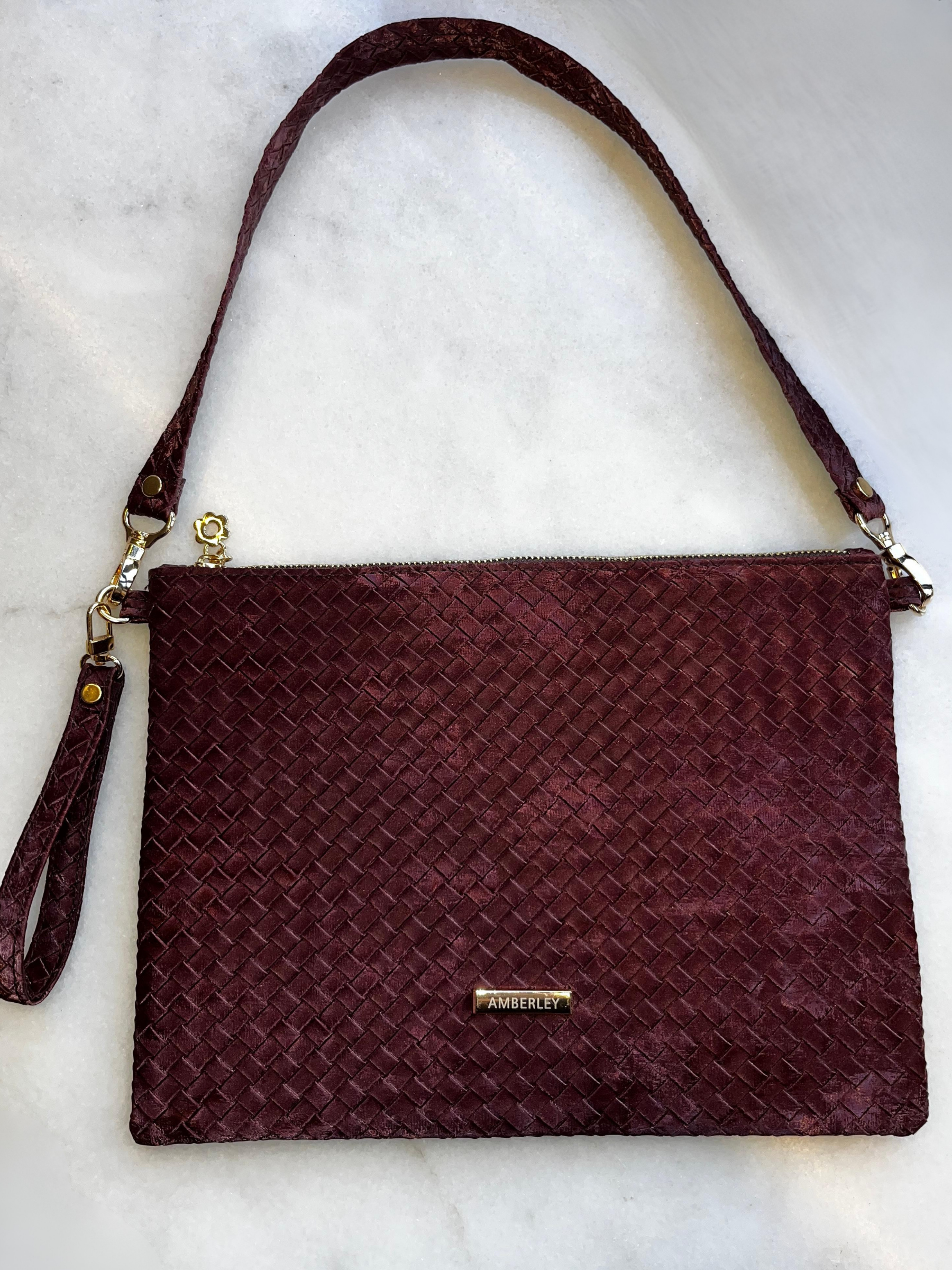 Mürdüm Clutch & Tablet Çantası | Ön Sipariş