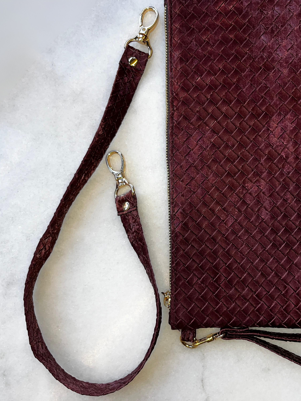 Mürdüm Clutch & Tablet Çantası | Ön Sipariş