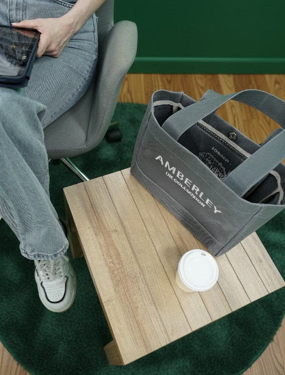 London | Gri Tote Çanta Mini